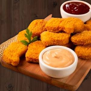 Crispy Chicken Nuggets+Fries(6 Piece)