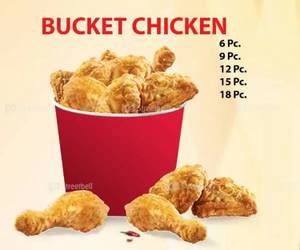 Fried Chicken (6 Pcs Bucket) + 200 Ml Coke