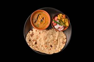 Daal tadka+4pic Butter Roti+salad