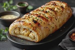 Hot Stuffed Garlic Bread