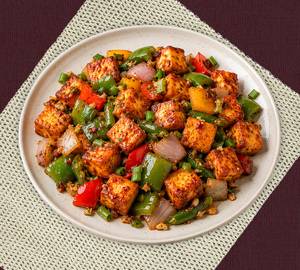 Dry chilli paneer