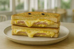 Ham And Cheese Grilled Sandwich