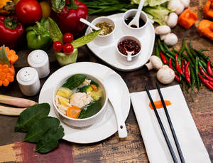 Lemon Broth Fragrant Soup (veg)