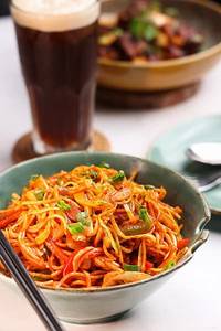 Schezwan Noodles Jain
