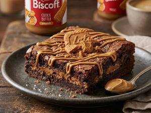 Lotus Biscoff Brownie