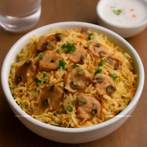 Mushroom Biryani