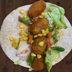 Veg Shawarma With Cutlet