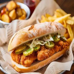 Chicken Sandwich + Chicken Nuggets [2 Pcs] + Cool Drink