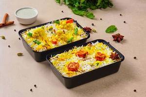 2 Veg Hyderabadi Mini Biryani at 179 each