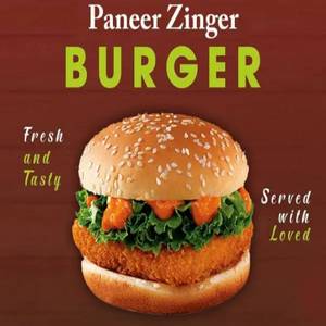 Paneer Zinger Burger