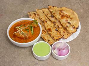 Chicken Curry [2 Pcs] + Butter Roti [2 Pcs]