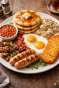 Meaty Breakfast Platter