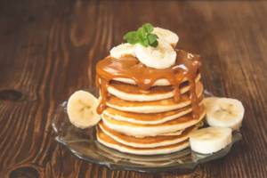 Banana Caramel Pancake