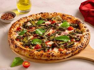Pesto Pollo | Basil Chicken Pizza