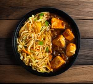 Chicken Noodles With Chilly Chicken (4Pcs)