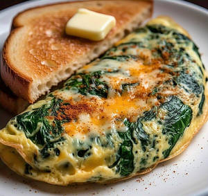 Spinach Cheese Omelette