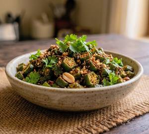 Fariyali Bhindi Sabji