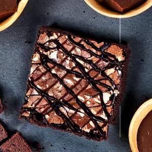 Heat melted brownie
