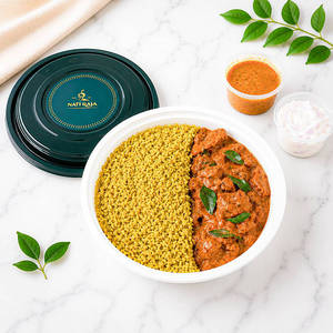 Donne Mushroom Sukka Biryani