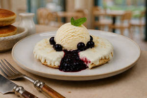 Blueberry Filled Pancake