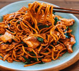 Chicken noodles