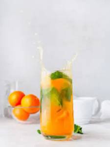 Orange Fresh Fruit Mojito
