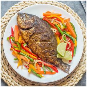 Traditional Kerala Whole Fish Fry