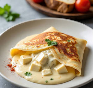 Creamy Paneer Crepe
