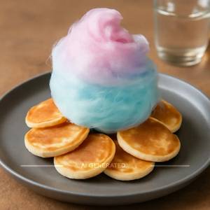 Cotton Candy Waffle
