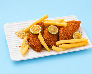 Bhetki Fish & Chips (3 Pcs)