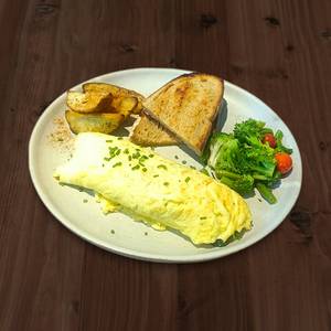 Mushroom & Spinach Omelette