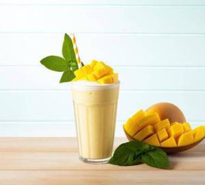 Mango shake with Top Layer Ice Cream