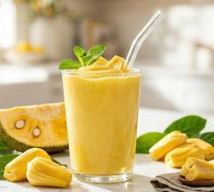 Premium jack fruit shake with Top Layer Ice Cream