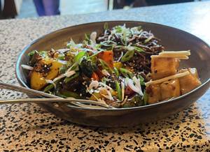 Teriyaki Tofu with Soba Noodles