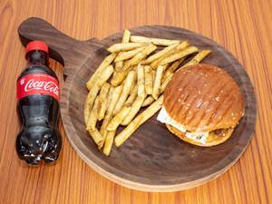 2aloo Tikki Burger + Salted Fries + 2 Coke (250 Ml)