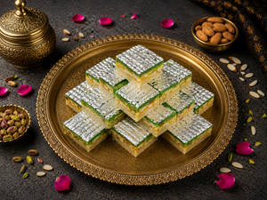 Pista Badam Burfi