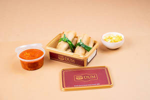 Drooling Cheese Spring Roll