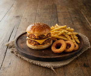 Aloo Smash Burger