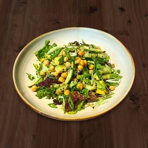 Avocado Cucumber & Chickpea Salad