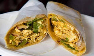 Egg Bhurji Rumali Roll