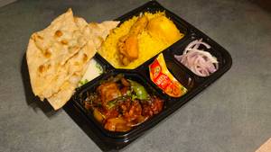 Kolkata Chicken Biryani Chinese Thali