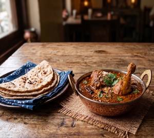 Chicken Kolhapuri [2 Pieces] With Choice Of Roti