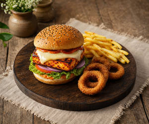 Fiery Paneer Burger
