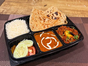 Tikona Paratha Thali 5 Plates
