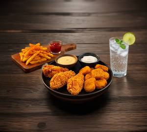 Chicken Wings + Chicken Nuggets + Peri-Peri Fries + Sprite Zero