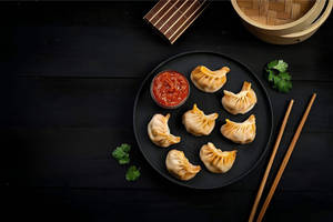 Chicken Steam Momos (8 Pcs)