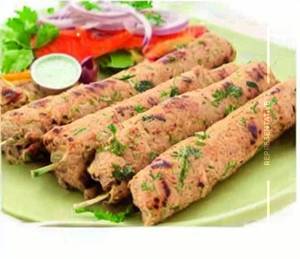 Afghani Chicken Seekh Kebab