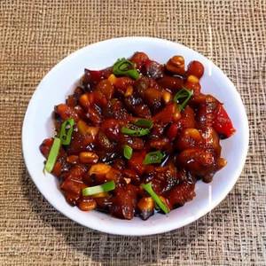 Fried Button Mushroom Chilli [Dry]