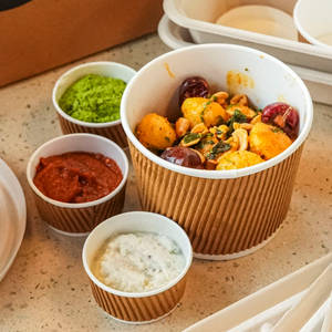 Lemon Gunpowder Idli, Golden Cashews
