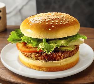 Aloo Ticky Burger With Coke